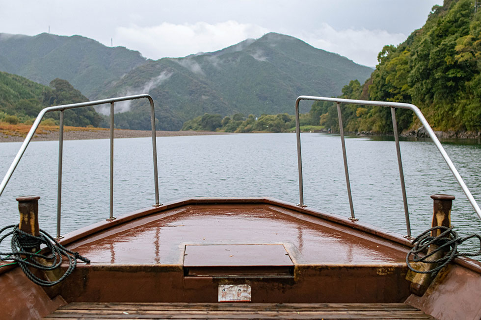 写真:屋形船で四万十川を満喫4